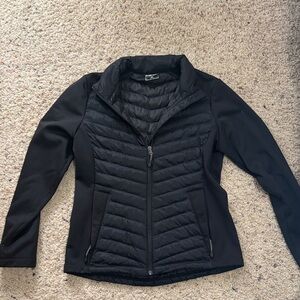Women's Black Quilted Jacket.